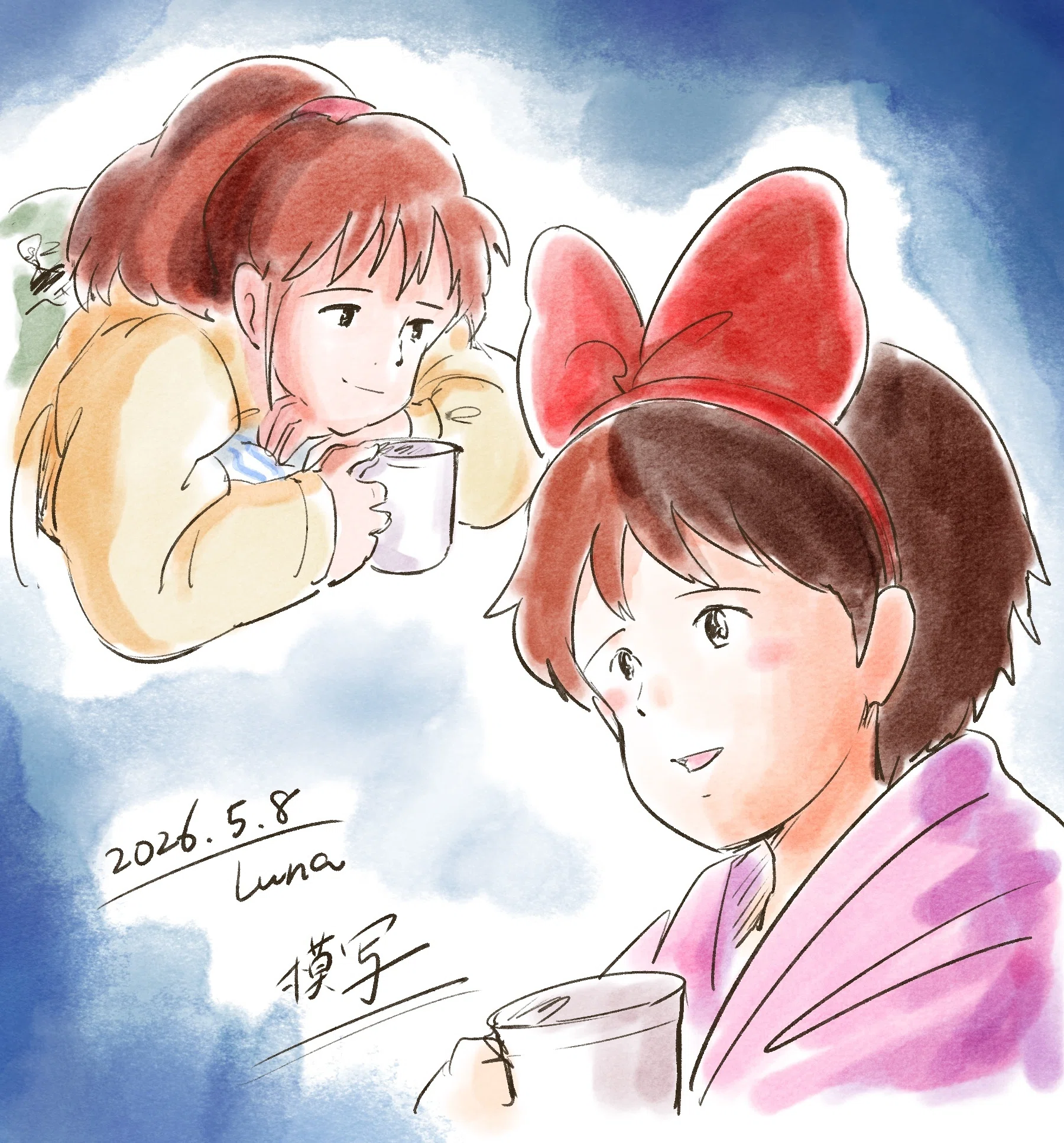 初めて映画館で見た「魔女の宅急便」は没入感がすごかった‼思春期を追 