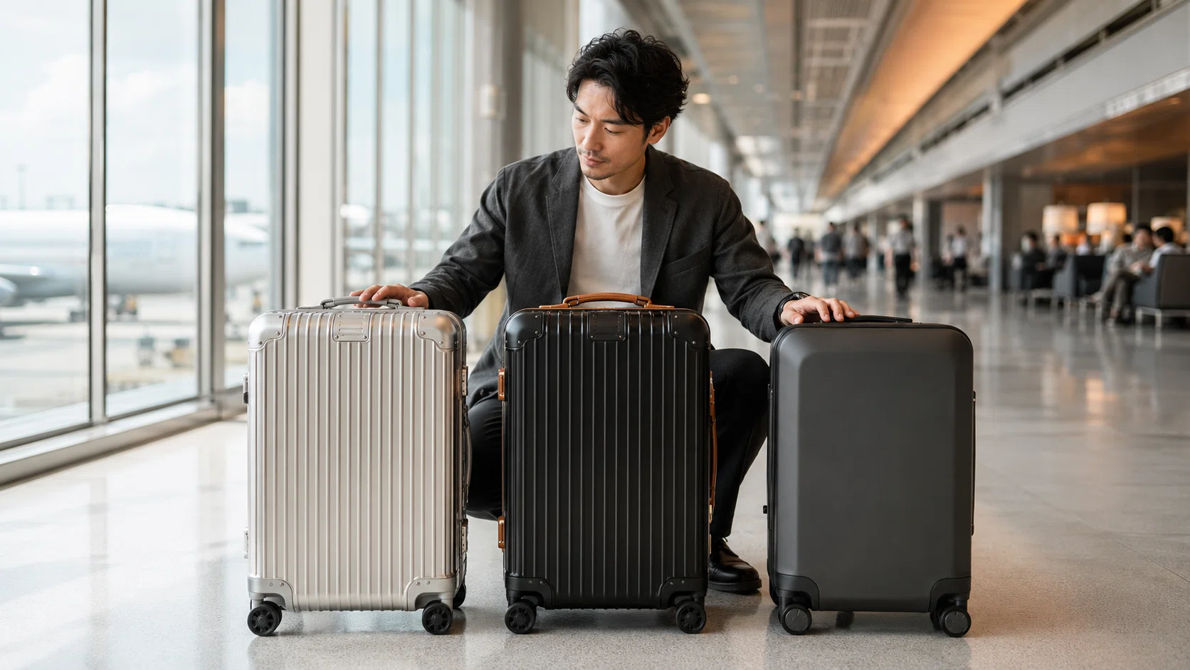 リモワのスーツケースで機内持ち込みができる人気モデルの失敗しない