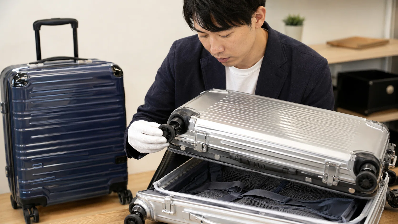 リモワのスーツケースで機内持ち込みができる人気モデルの失敗しない