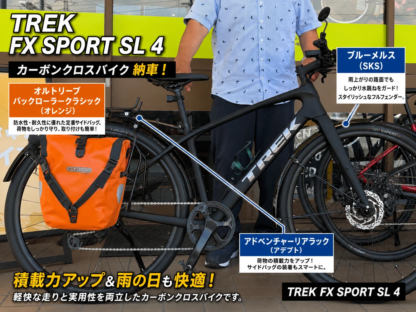 70歳のオーナーが選んだカーボンクロスバイク｜WINDS BIKES