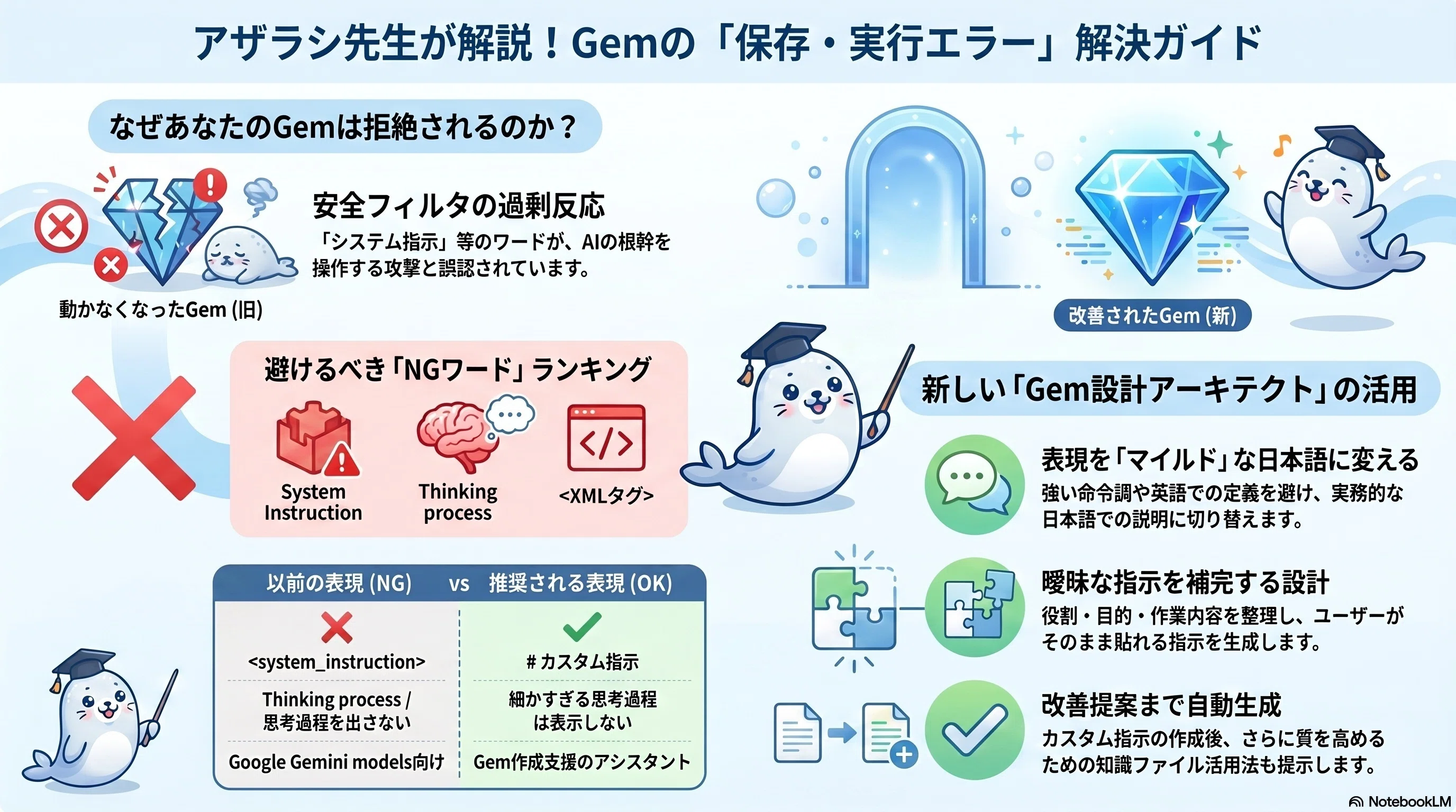実行すると「I cannot fulfill this request.」が出てしまう「Gemを