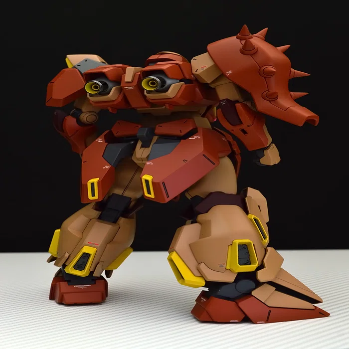Vol.12.4 HGUC メッサーM01型 ガウマン機を製作する第伍回、完成編