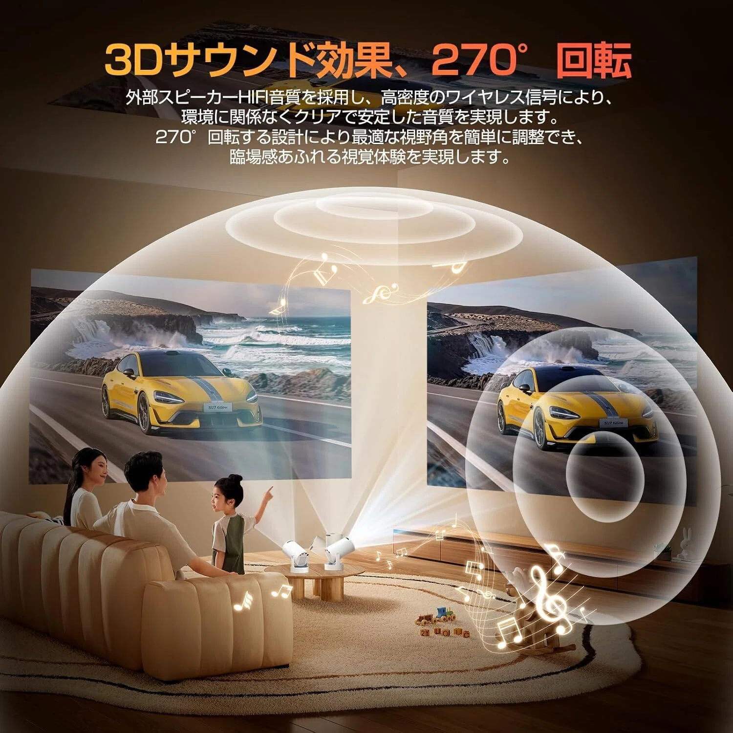 注目レビュー】Philoent プロジェクター 家庭用 超小型 【2026