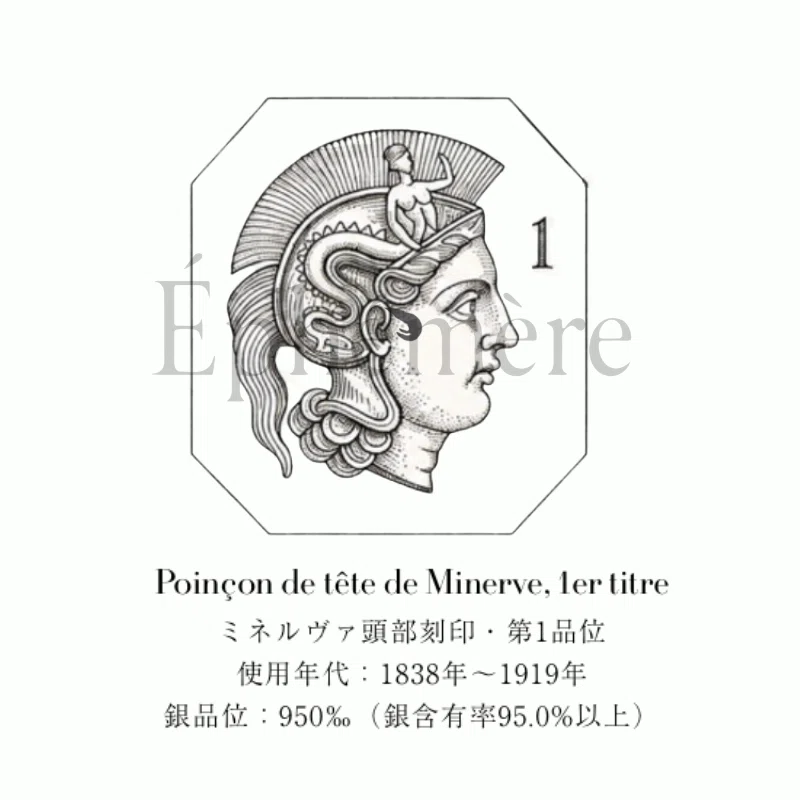 ミネルヴァの刻印｜フランスのシルバージュエリーの豆知識｜Éphémère