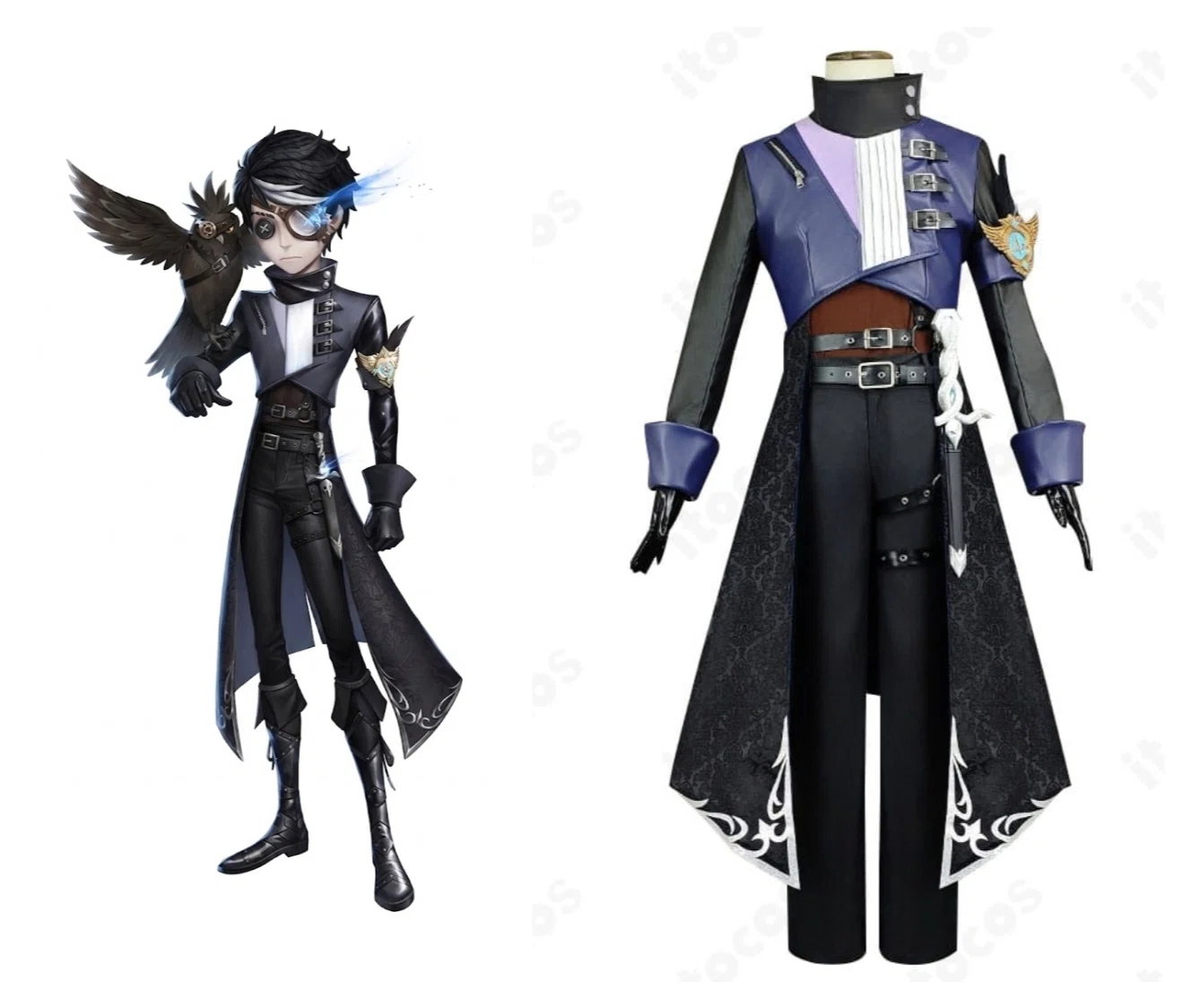 第五人格 コスプレ｜占い師イライ・クラーク「ノワール」の衣装構成