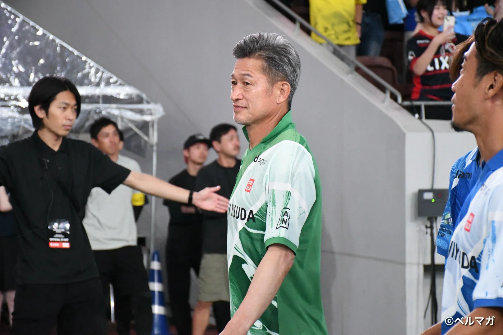 三浦知良選手（福島ユナイテッドFC）Jリーグオールスター DAZN カップ