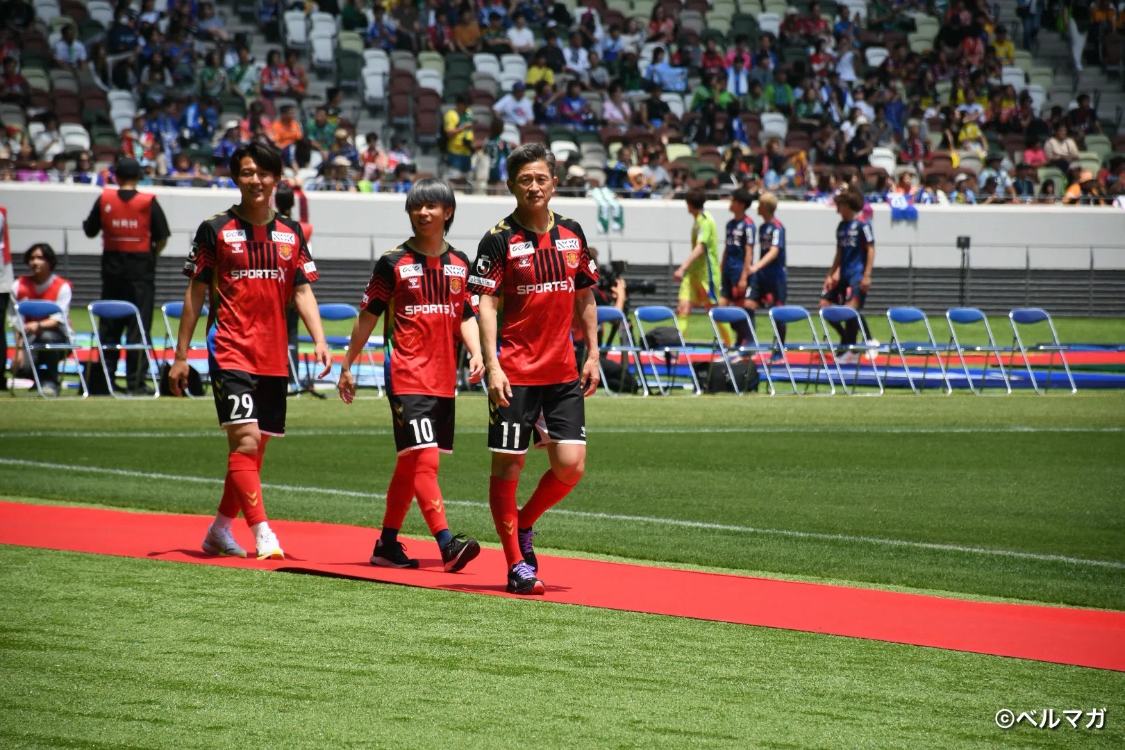 三浦知良選手（福島ユナイテッドFC）Jリーグオールスター DAZN カップ