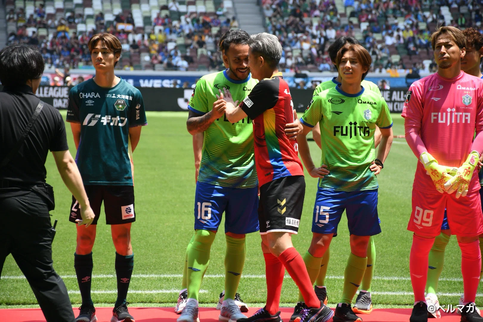 三浦知良選手（福島ユナイテッドFC）Jリーグオールスター DAZN カップ