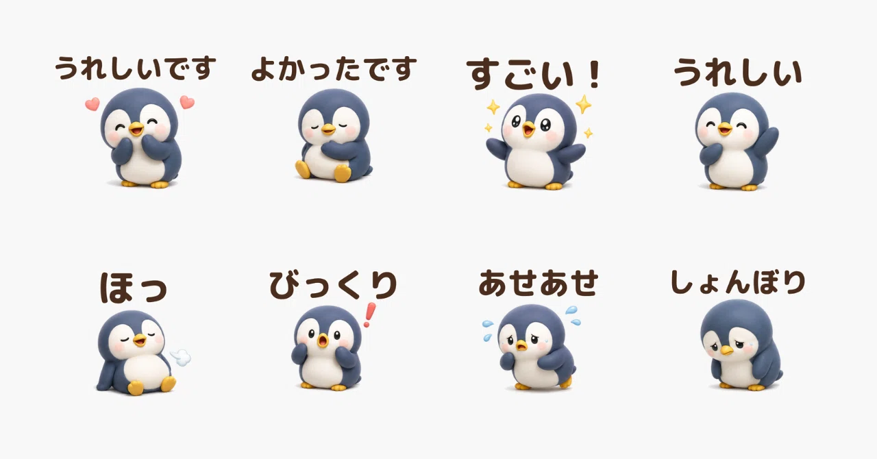 今日のLINEスタンプ #34｜eribon