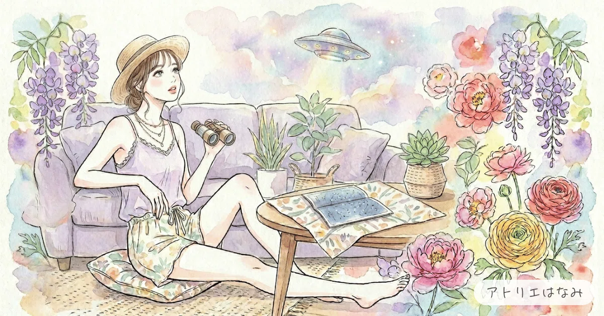 リンクウェアフリー素材・UFOの日