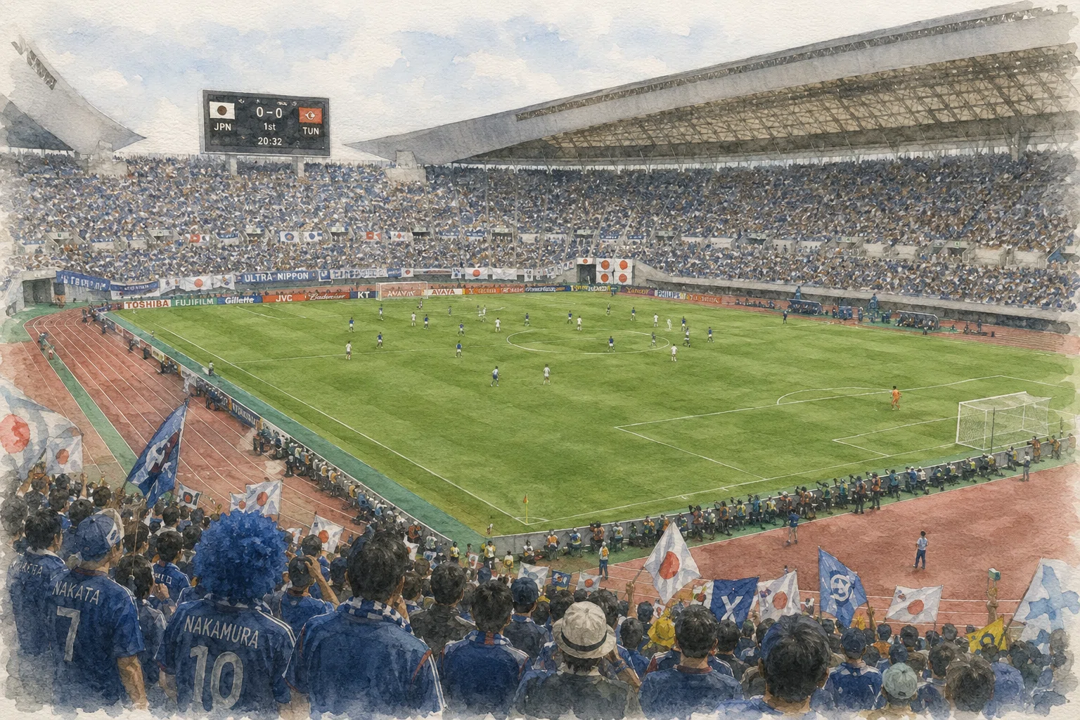 W杯の舞台となった街からW杯を観るということ｜このスタンドのさらに