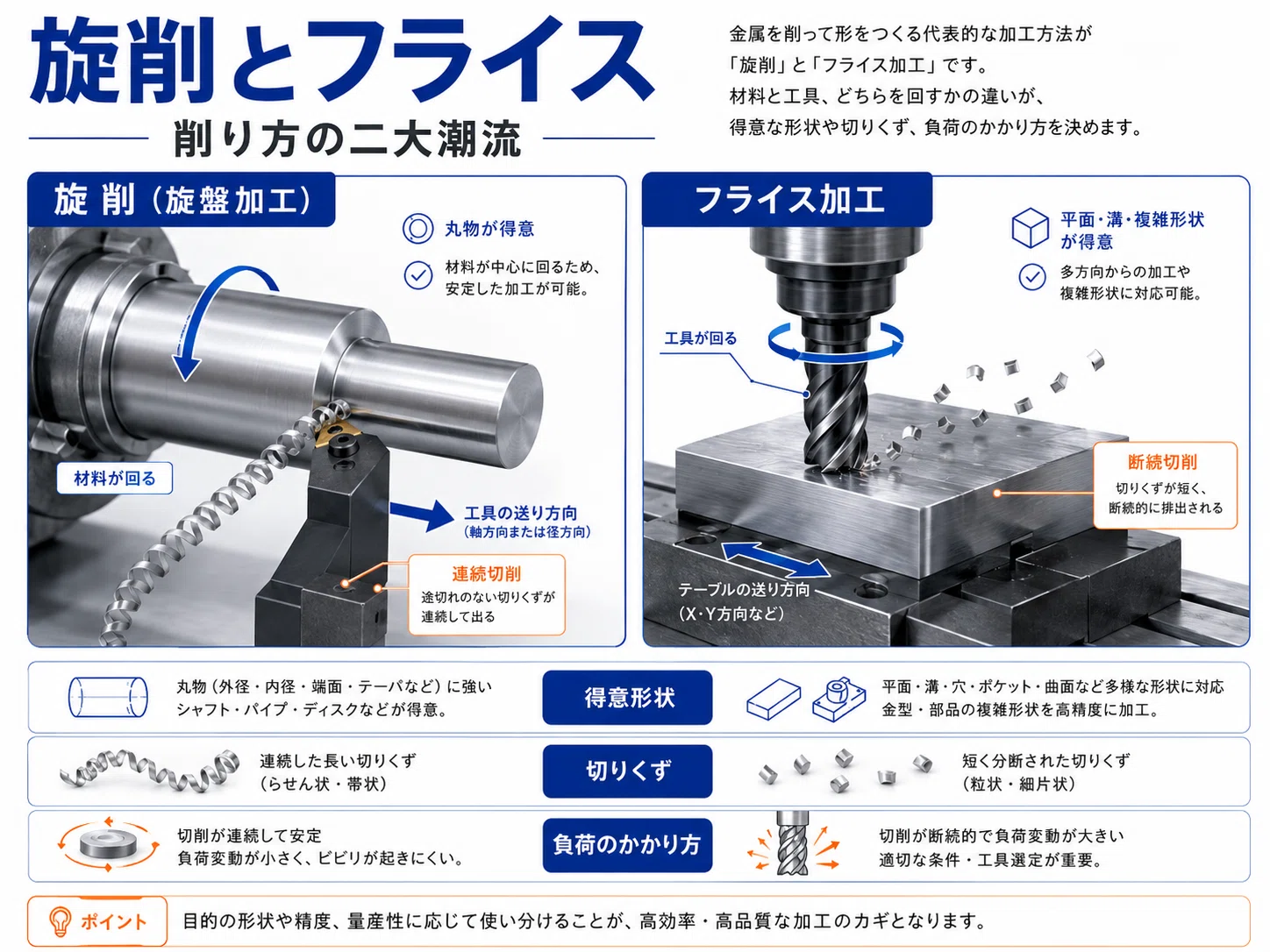切削加工とは何か ― 旋盤・フライスから5軸・ナノ精度まで、削る技術の 