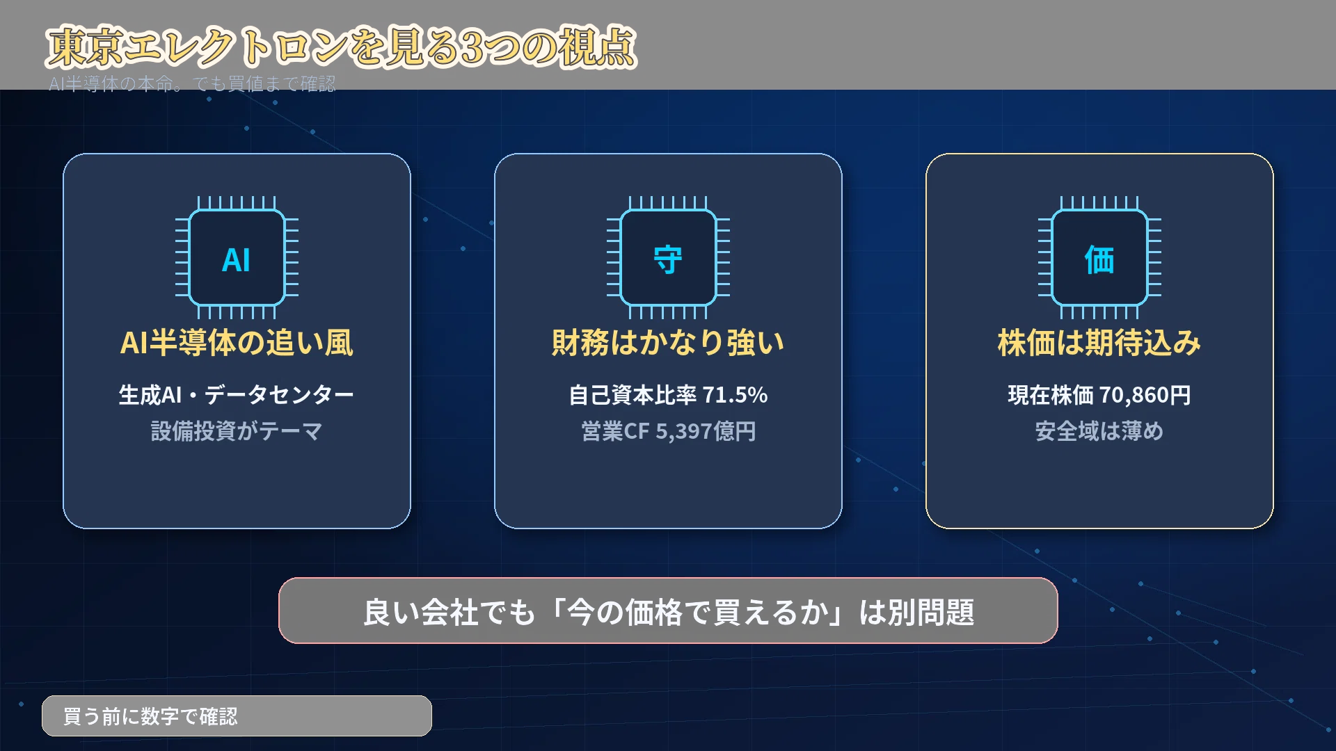 東京エレクトロン 株価 なぜ 高い