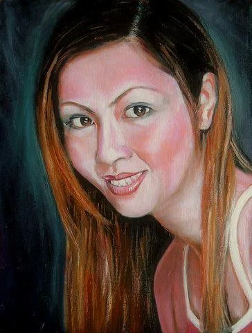 Yの肖像 都志良三肖像画大全（112）Nicole Yow ( - ) Malaysia を描く。｜都志良三