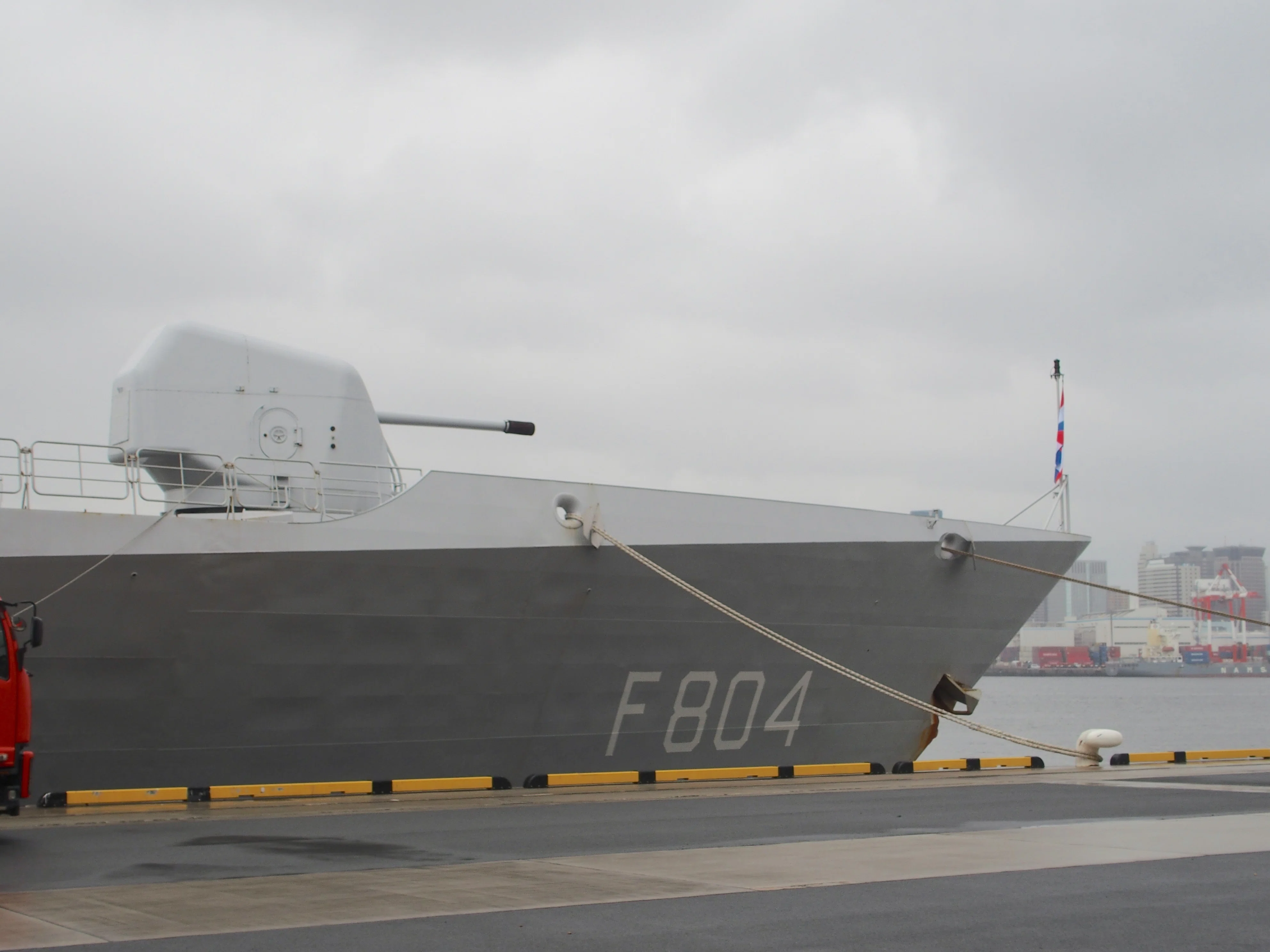 取材写真まとめ》オランダ海軍フリゲート艦「デ・ロイテル」東京港に