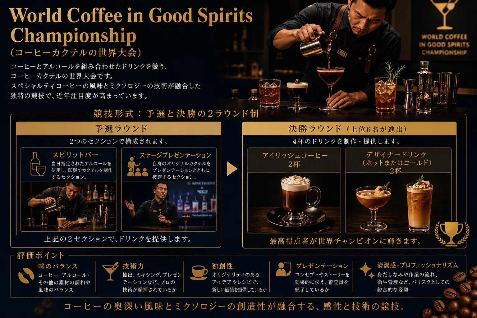 ブリュッセルに日本の3人が挑む—World of Coffee 2026、世界選手権が