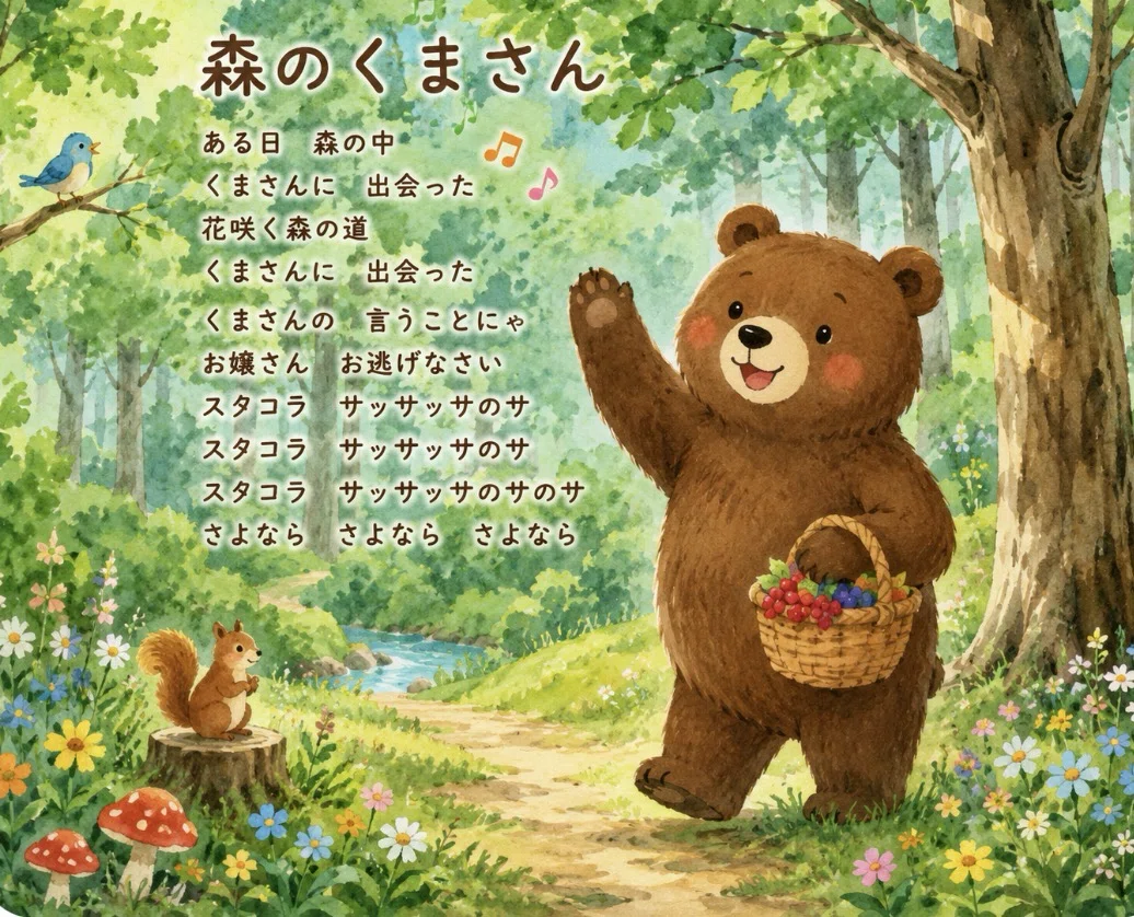 森のくまさん」に学ぶべきことは何か― 童謡に隠された“クマ対策”の本質