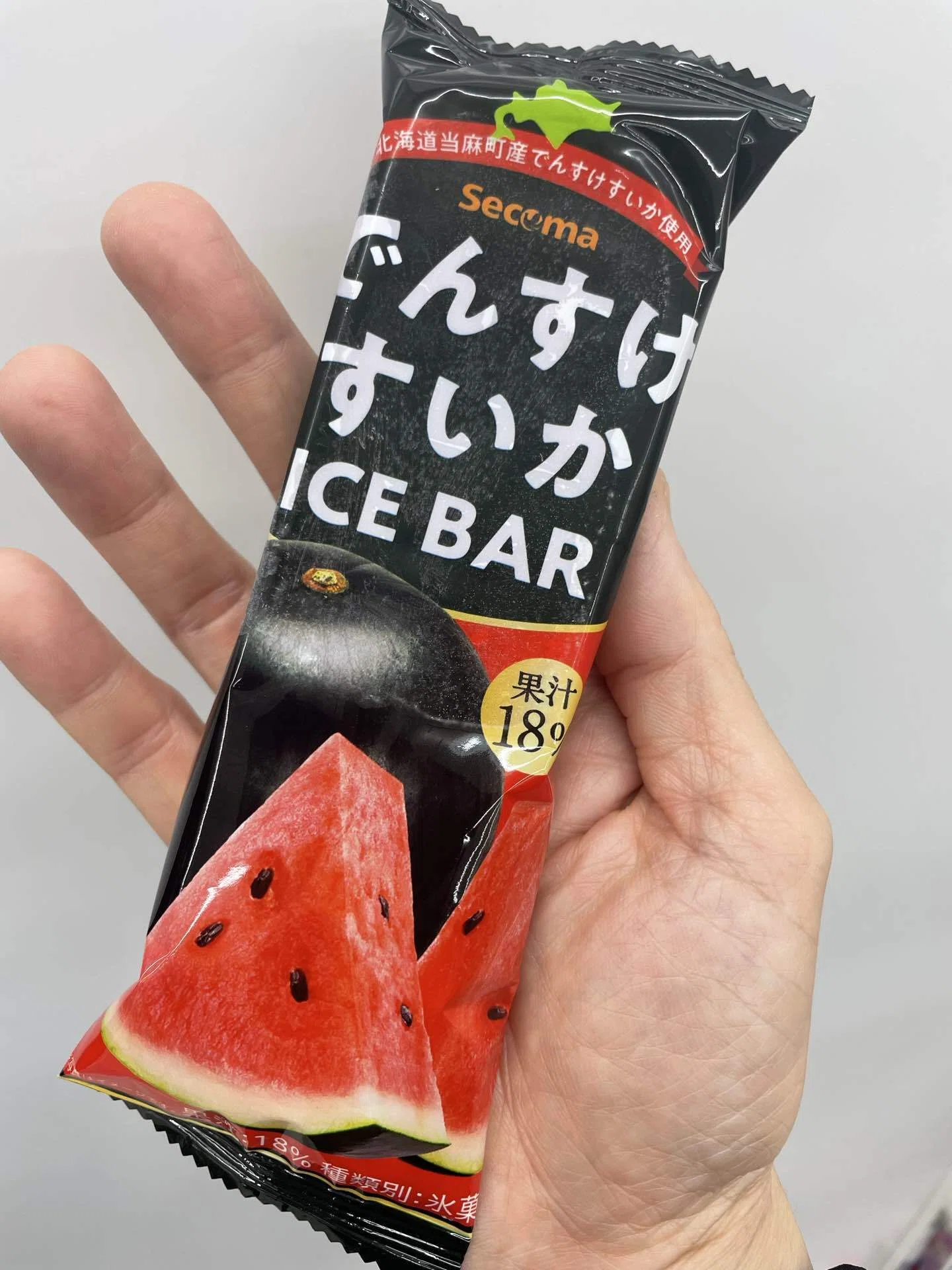 スイカアイスバー フレーバーズ Suika Icebar FLAVORS ソフビ でんすけすいかICE BAR (セイコーマート)｜アイおじ(アイスのおっさん)
