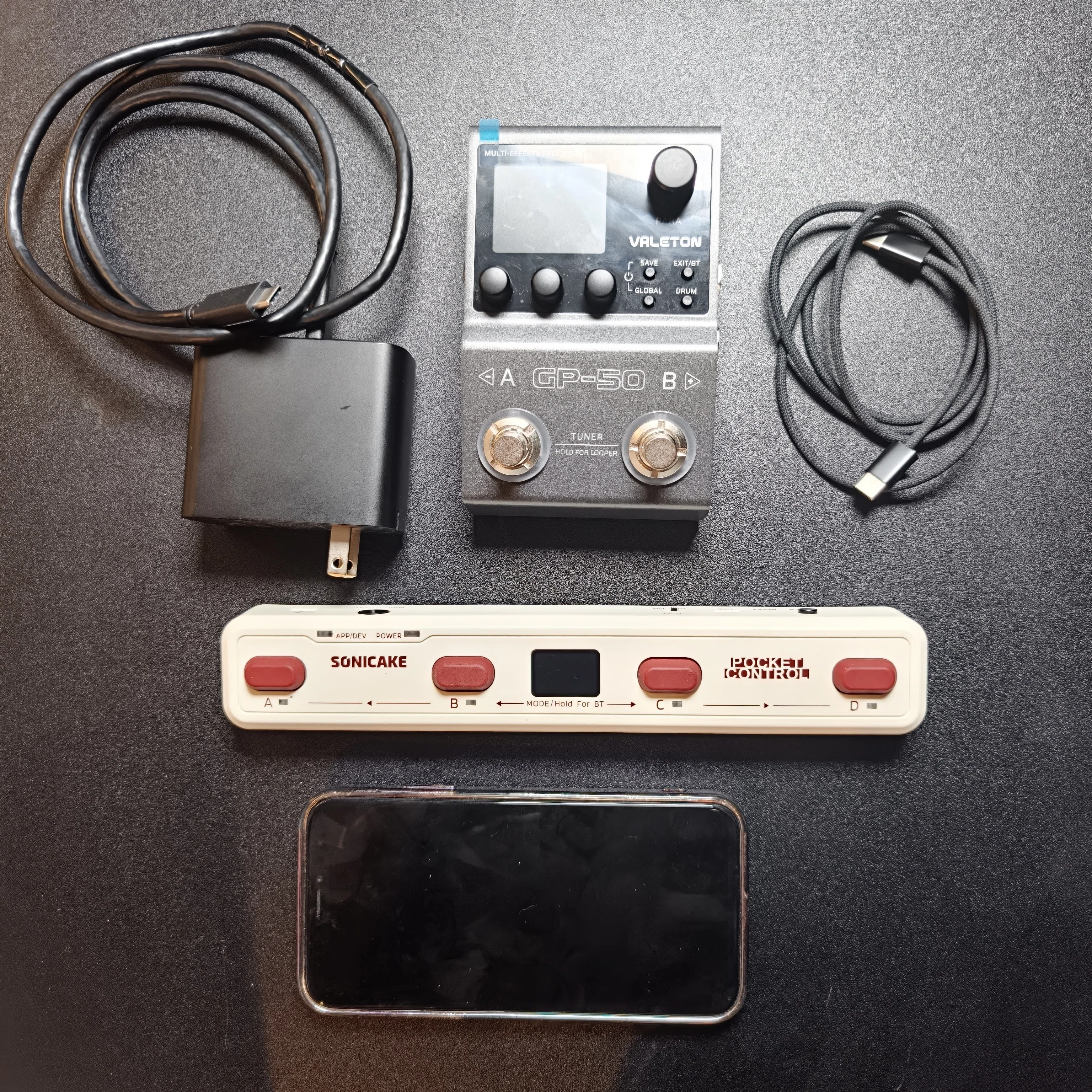 Tutorial: Controlling the Valeton GP-50 with the Sonicake Pocket