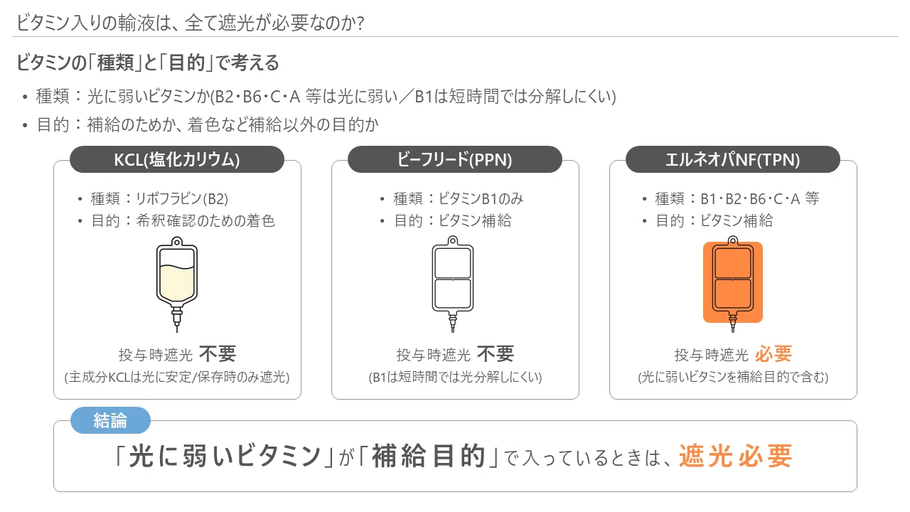 ネオラミンスリービー遮光の真相！点滴カバーは本当に必要か徹底解説