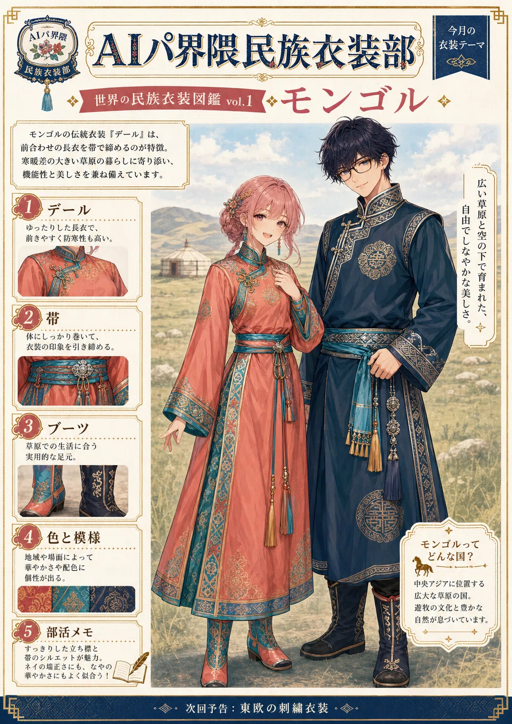 民族衣装フィギュアになれちゃうプロンプト👘｜Naya_Nayのなやのほう