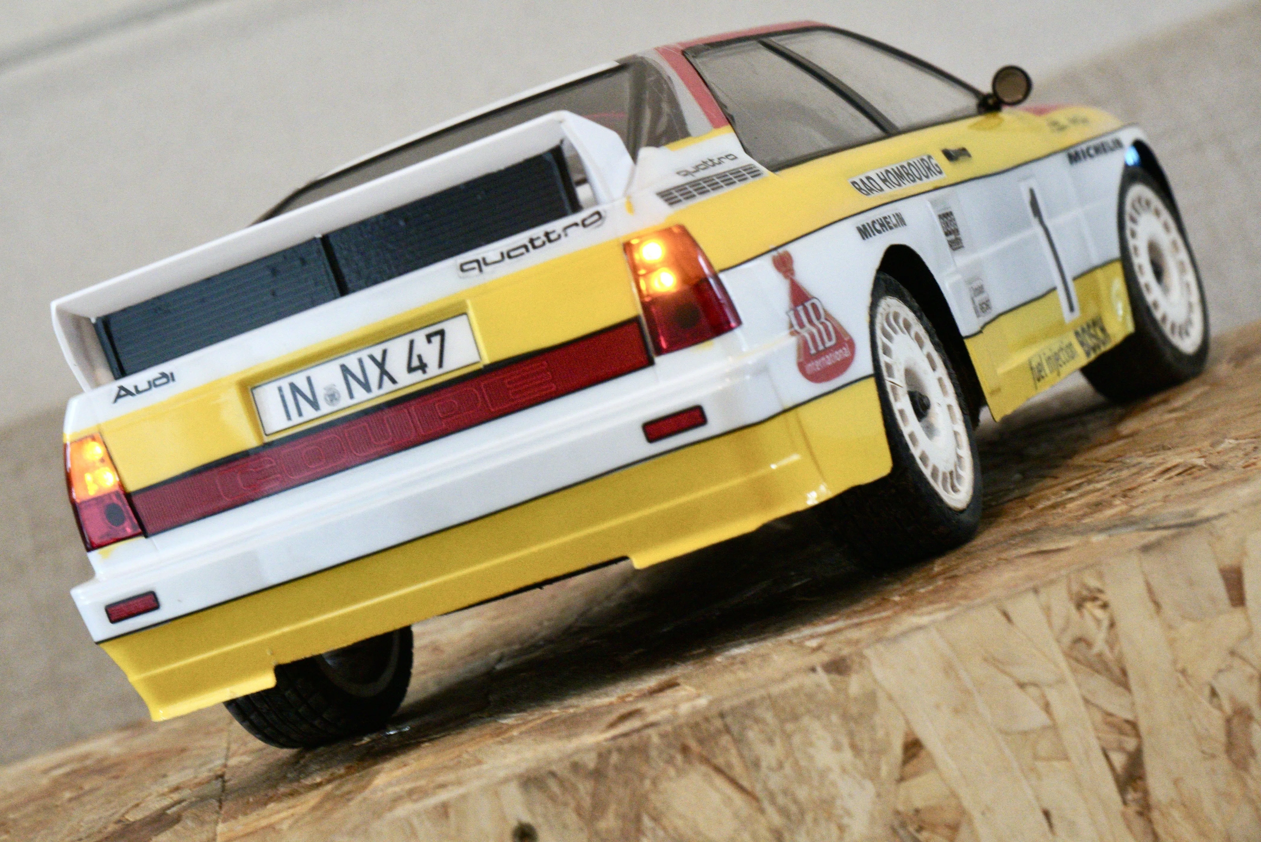 ラジコン制作実績｜Audi Sport quattro A2 WRC 1984年 総合優勝車｜SHO