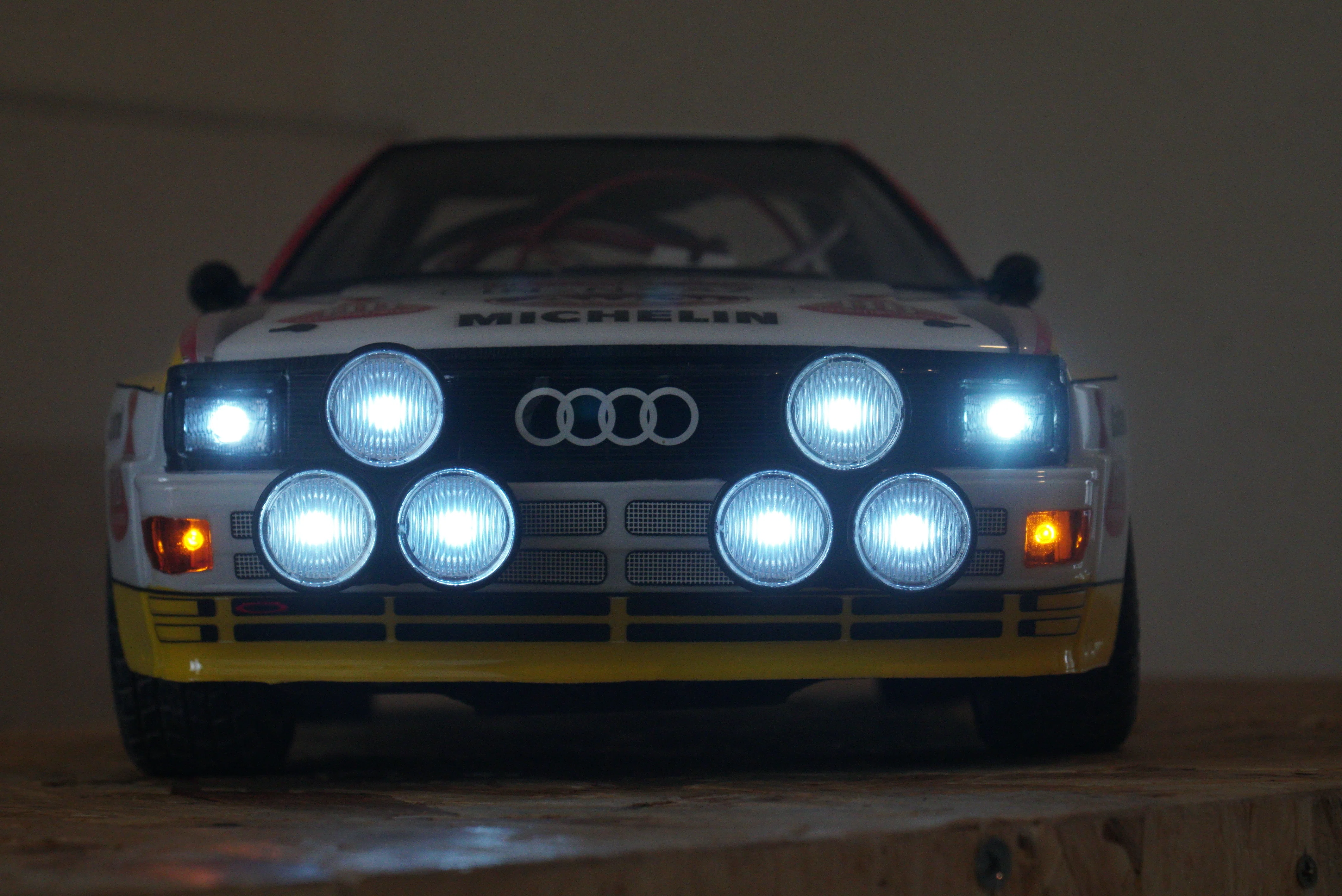 ラジコン制作実績｜Audi Sport quattro A2 WRC 1984年 総合優勝車｜SHO