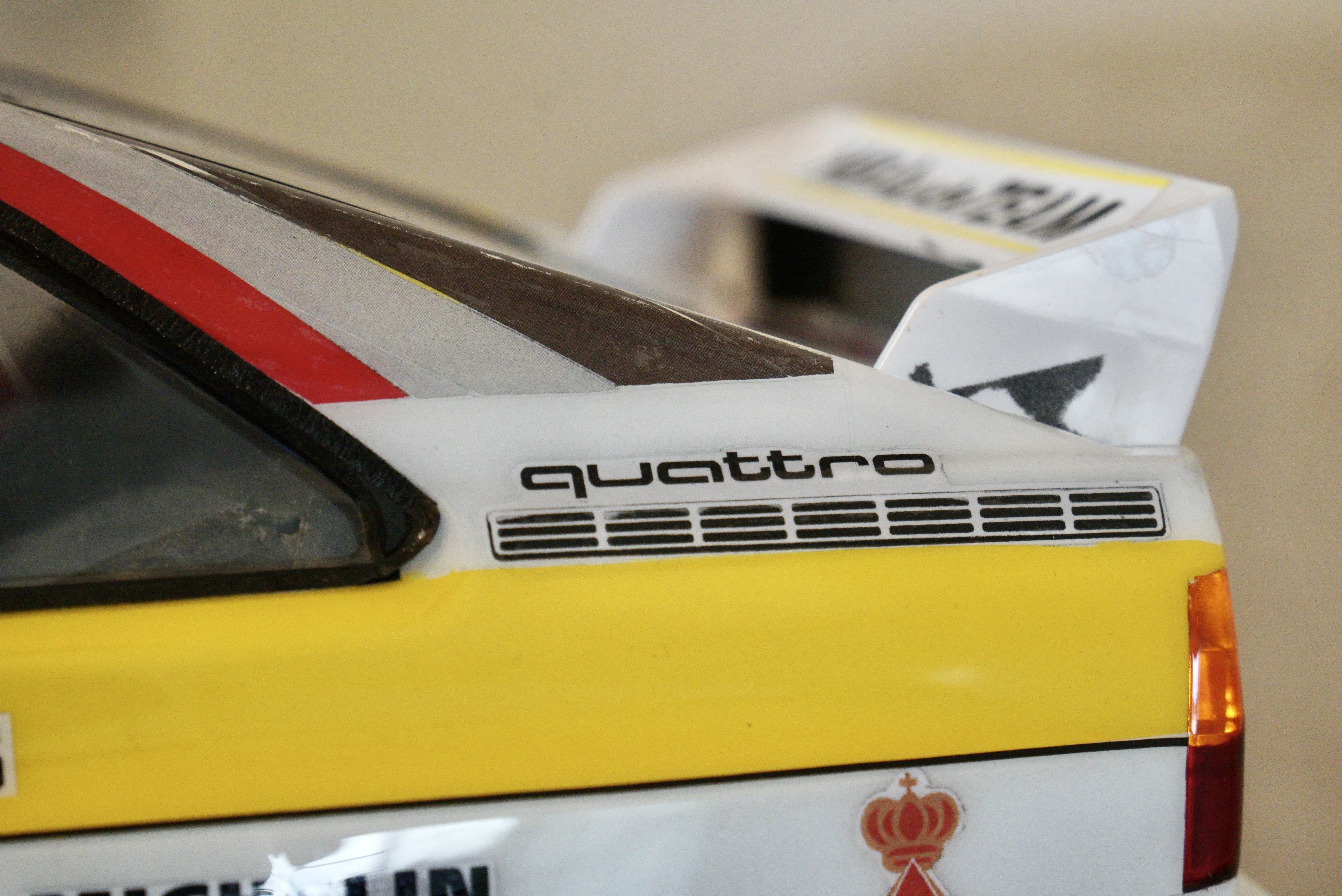 ラジコン制作実績｜Audi Sport quattro A2 WRC 1984年 総合優勝車｜SHO