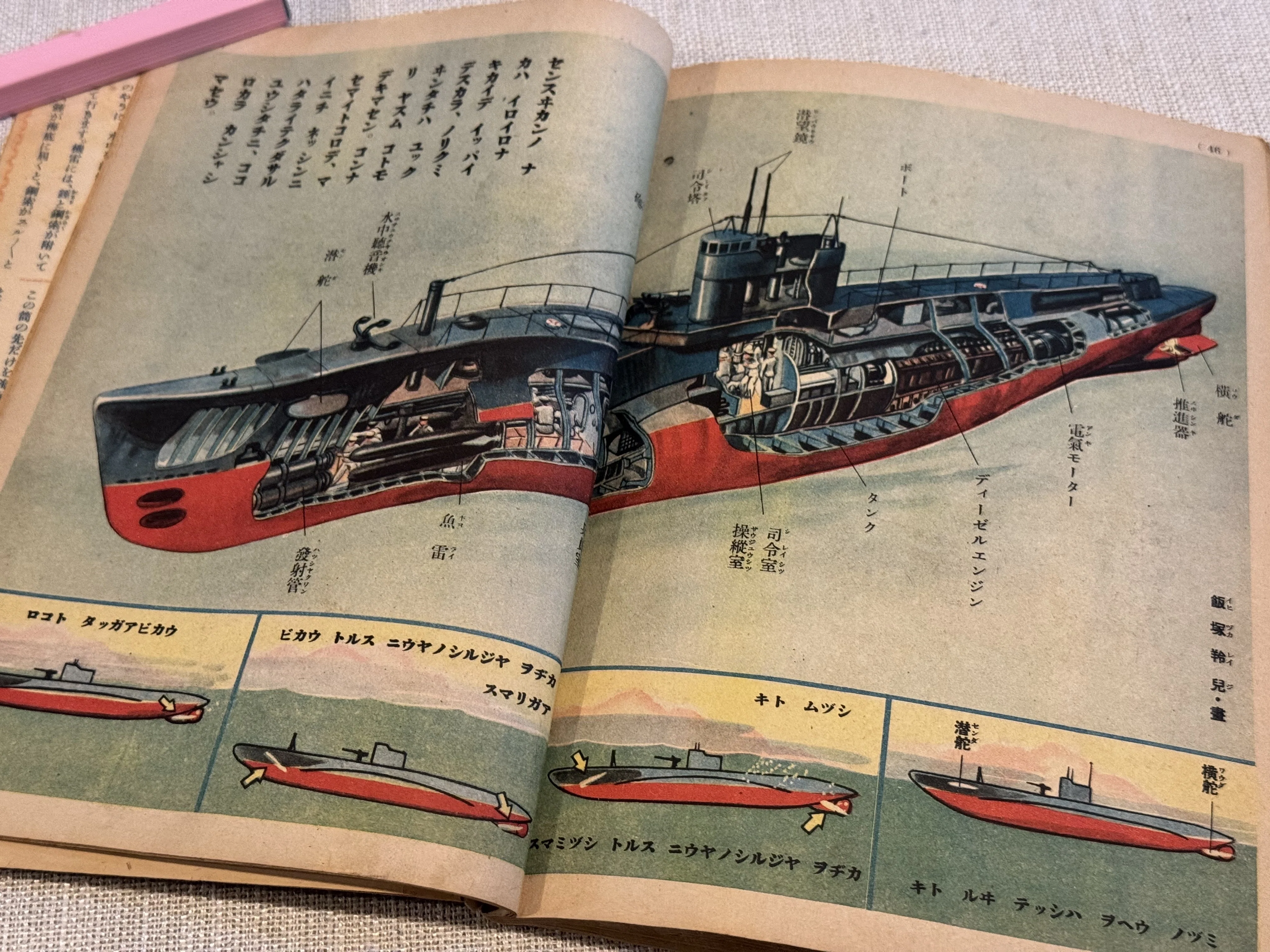 大日本帝国海軍の潜水艦を紹介した講談社の絵本「センスヰカン」で