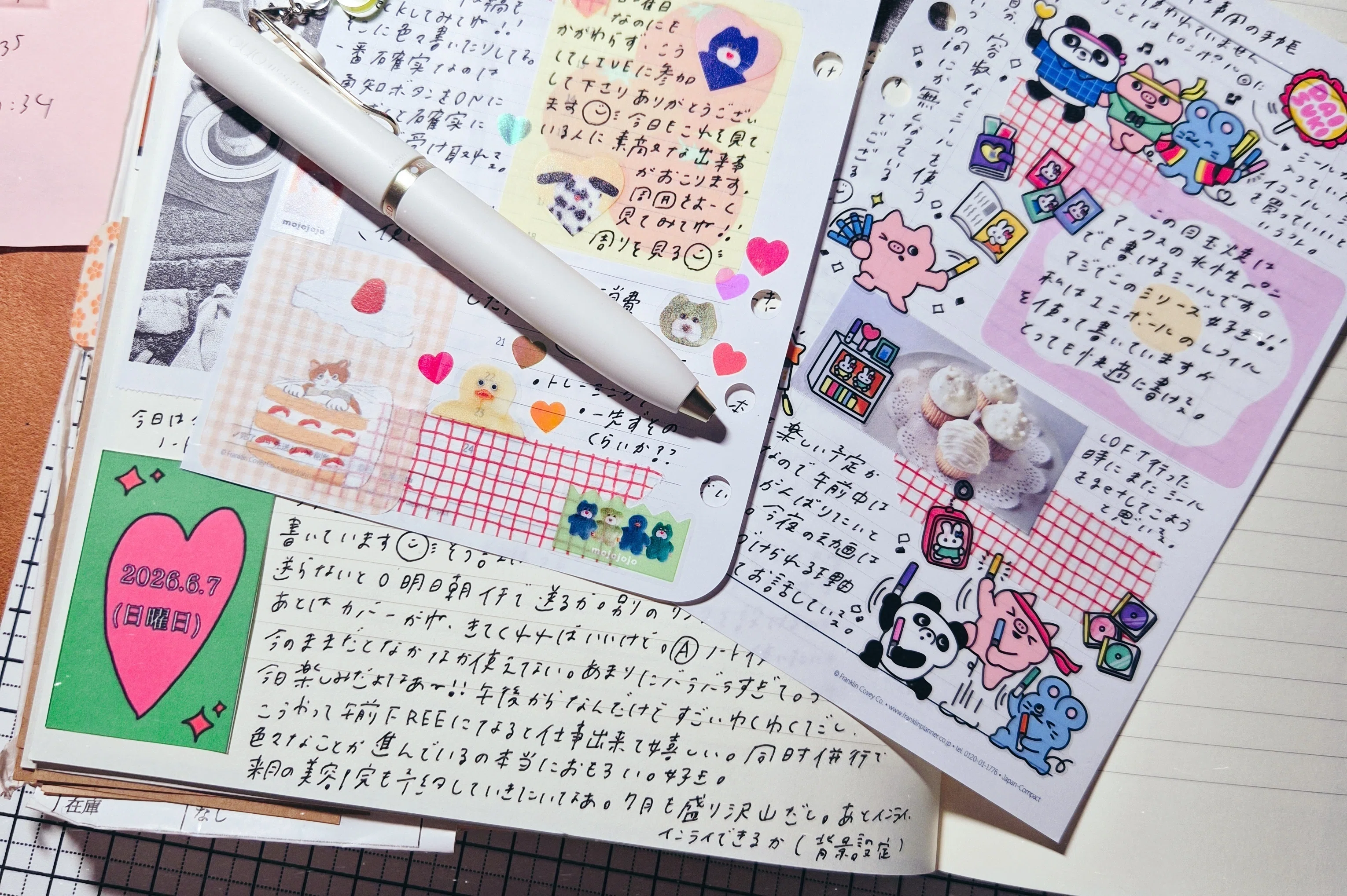 VIDEO COPILOT LIVE! 手帳メモ 20260618Instagramには載せない手帳のメモ書き｜たけちよ