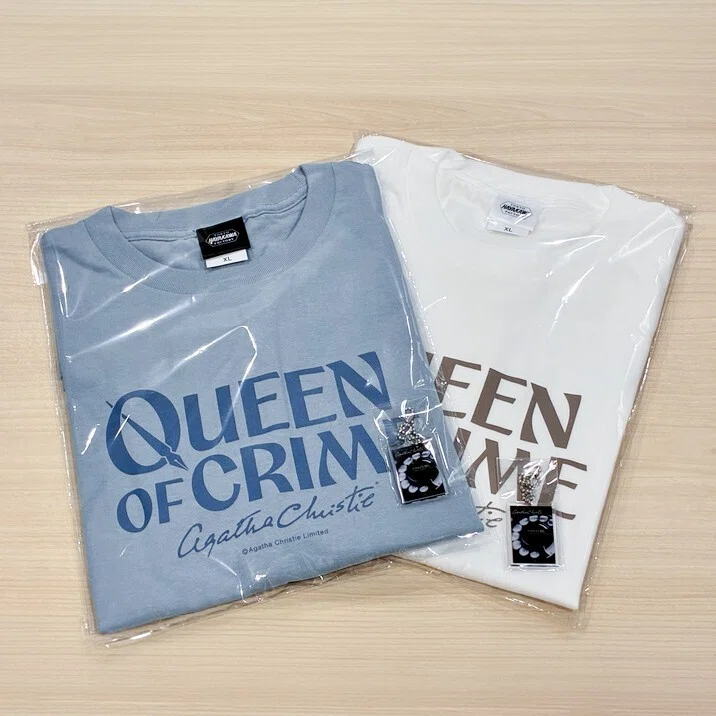 新発売】アガサ・クリスティー「Queen of Crime」Tシャツ＆トート