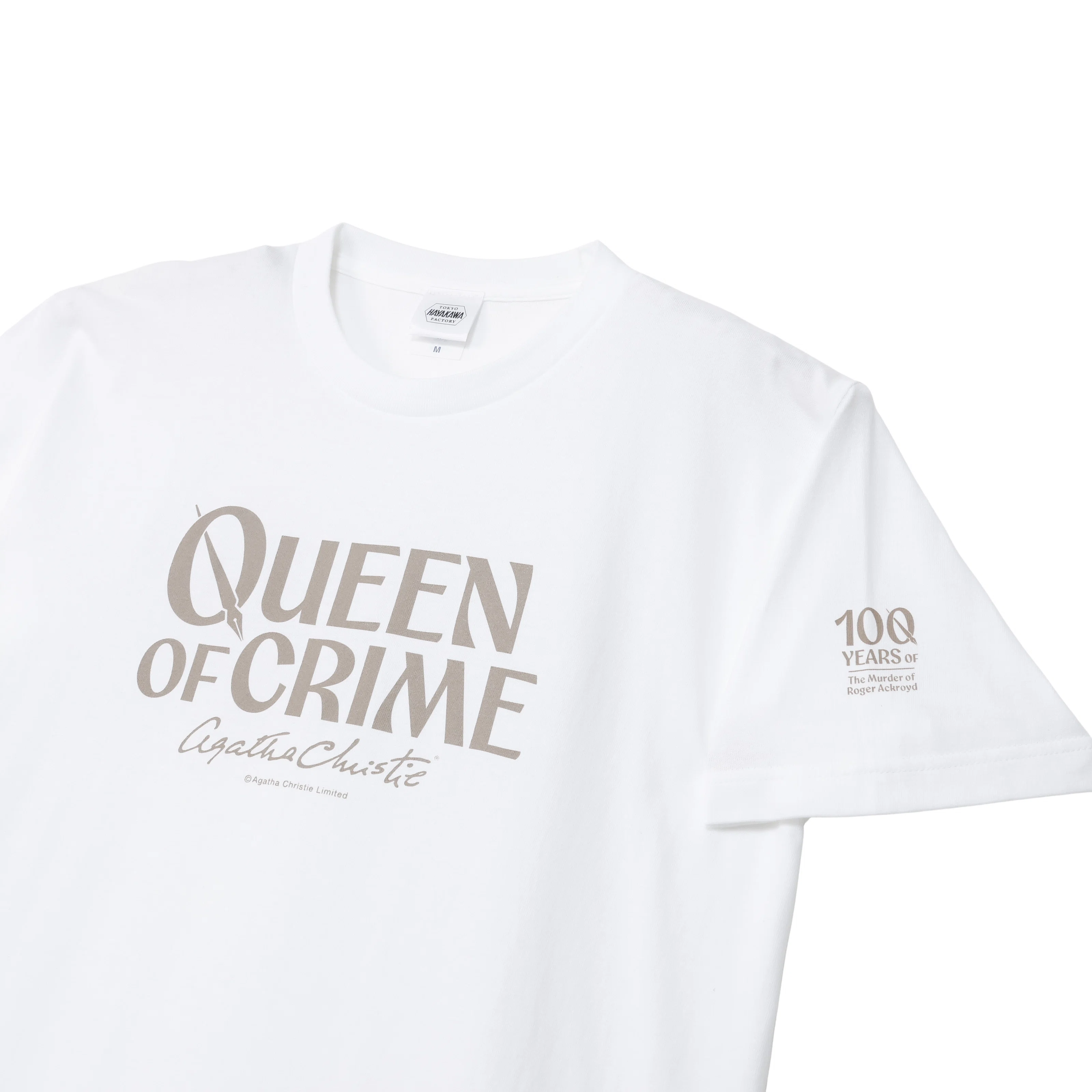 新発売】アガサ・クリスティー「Queen of Crime」Tシャツ＆トート
