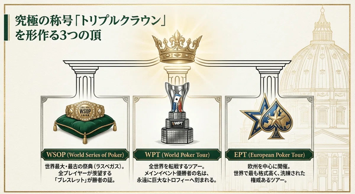 世界基準】ポーカー界の最高栄誉「トリプルクラウン」と、変わりゆく