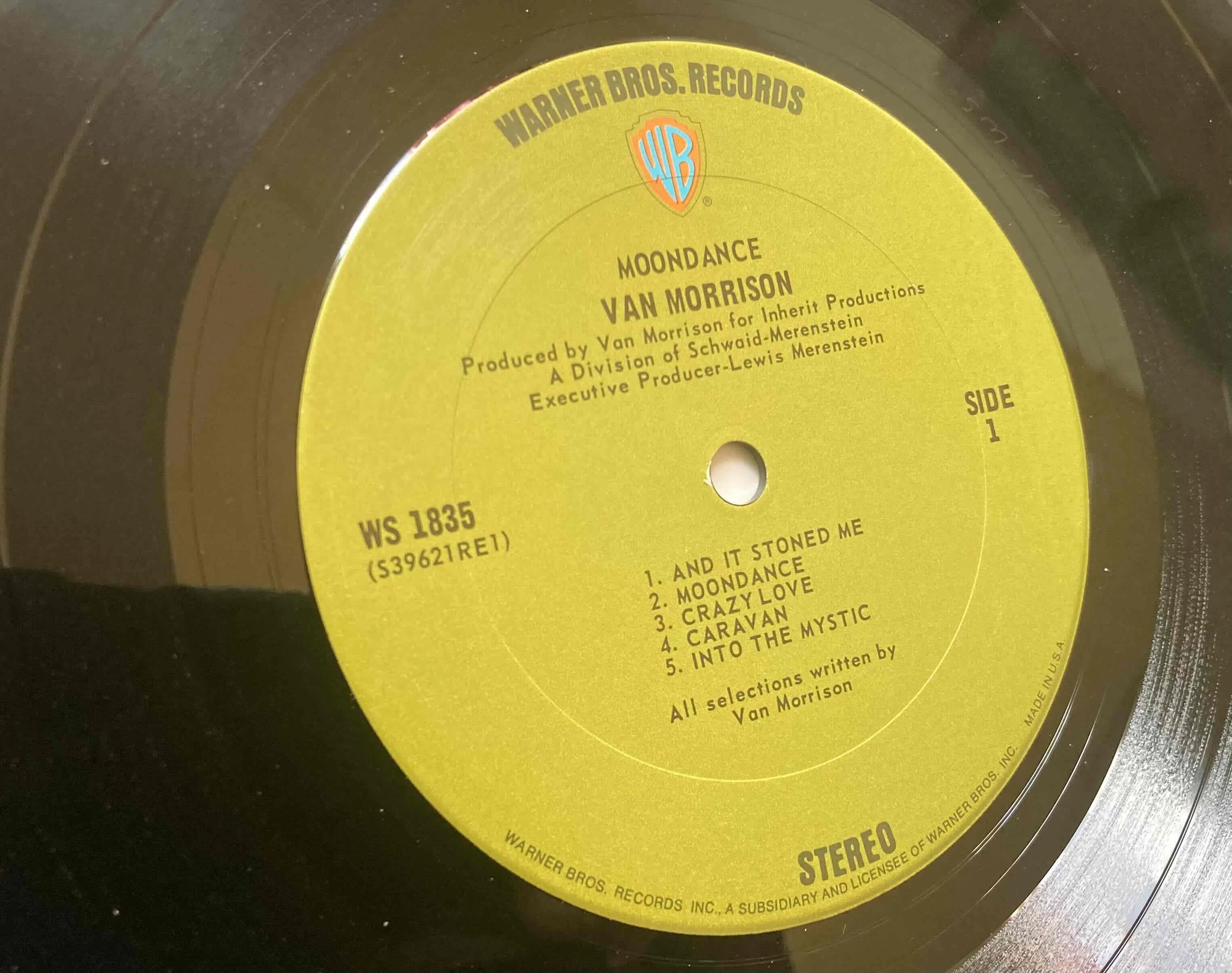 Van Morrison [ Moondance ] US Warner Bros WS-1835｜naruru's Record