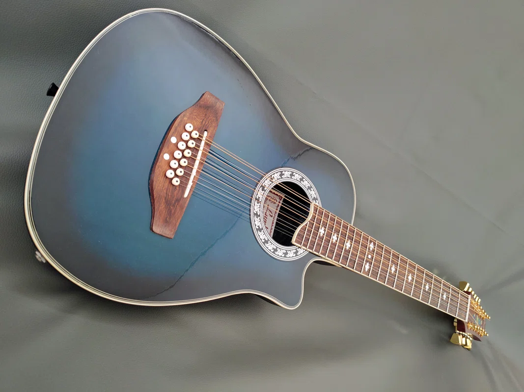 Lumber アコースティックギター オーケストラサイズ 愛器＃14: Lumber FM-20-BLS 12弦ミニ・エレクトリック