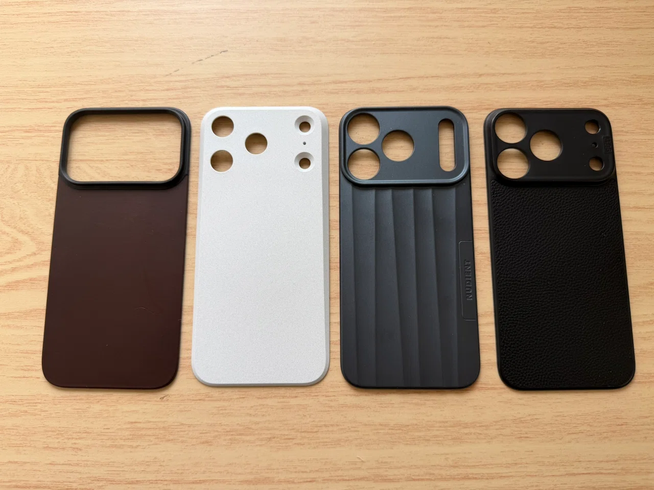 iPhone 背面パネル4製品を全部買って比べてみた──MYNUS / Nudient 