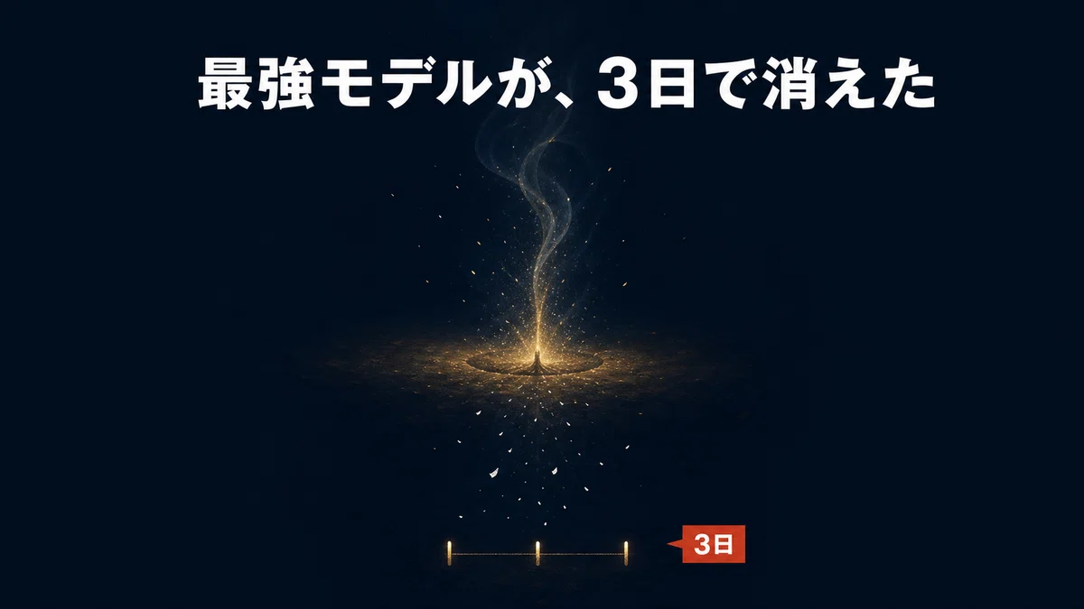 最強モデルが、3日で消えた(Fable 5)