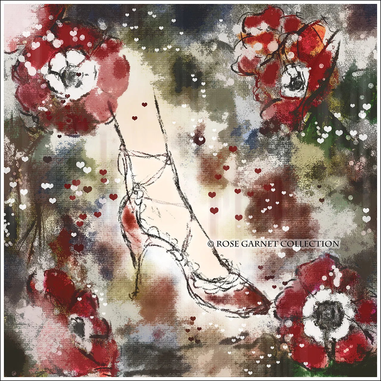 Anemone（アネモネ）の園：my illustration｜Rose Garnet