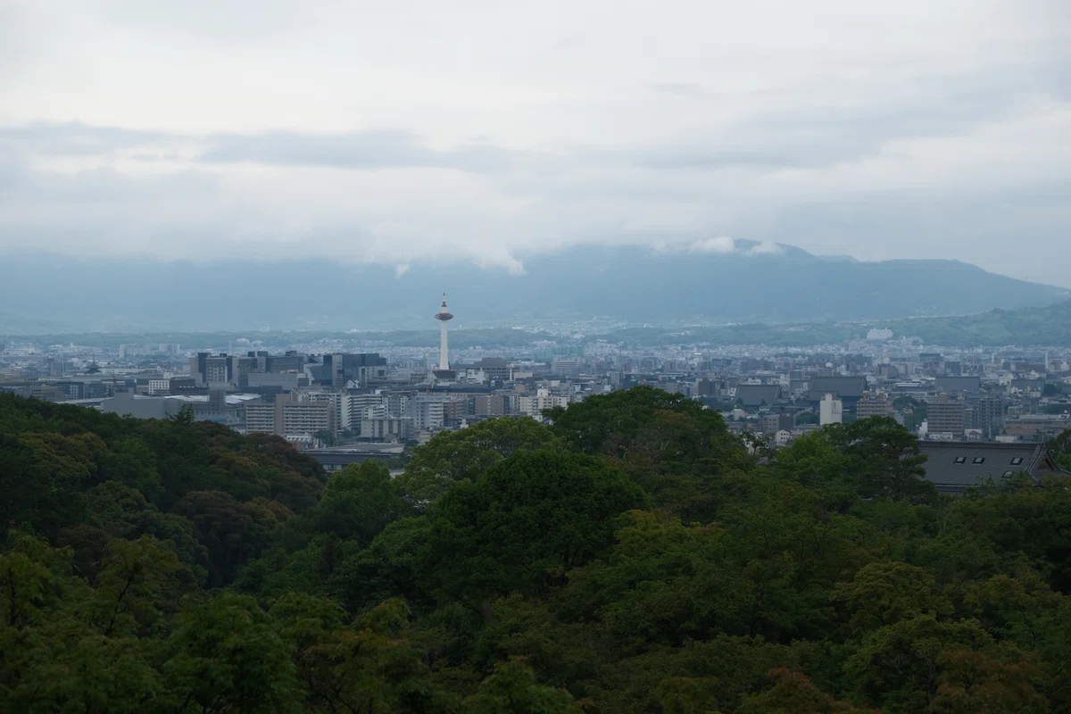 雨の京都