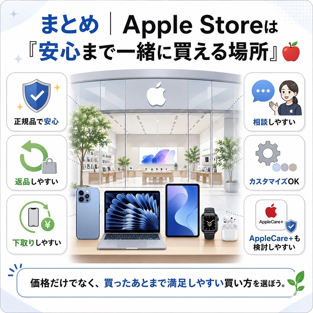 🍎🍎【2026年版】Apple Storeで買うメリット7選🍎量販店・Amazonとどう