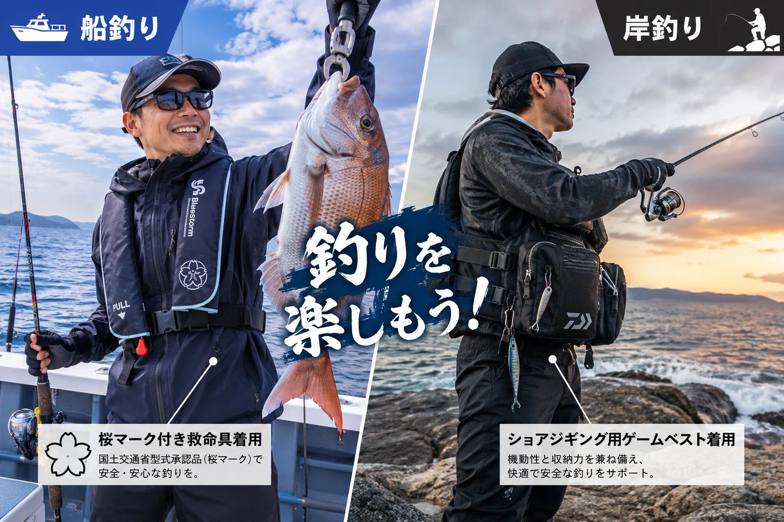 釣り用ライフジャケットはこの5着から選べば間違いない｜船・陸っぱり