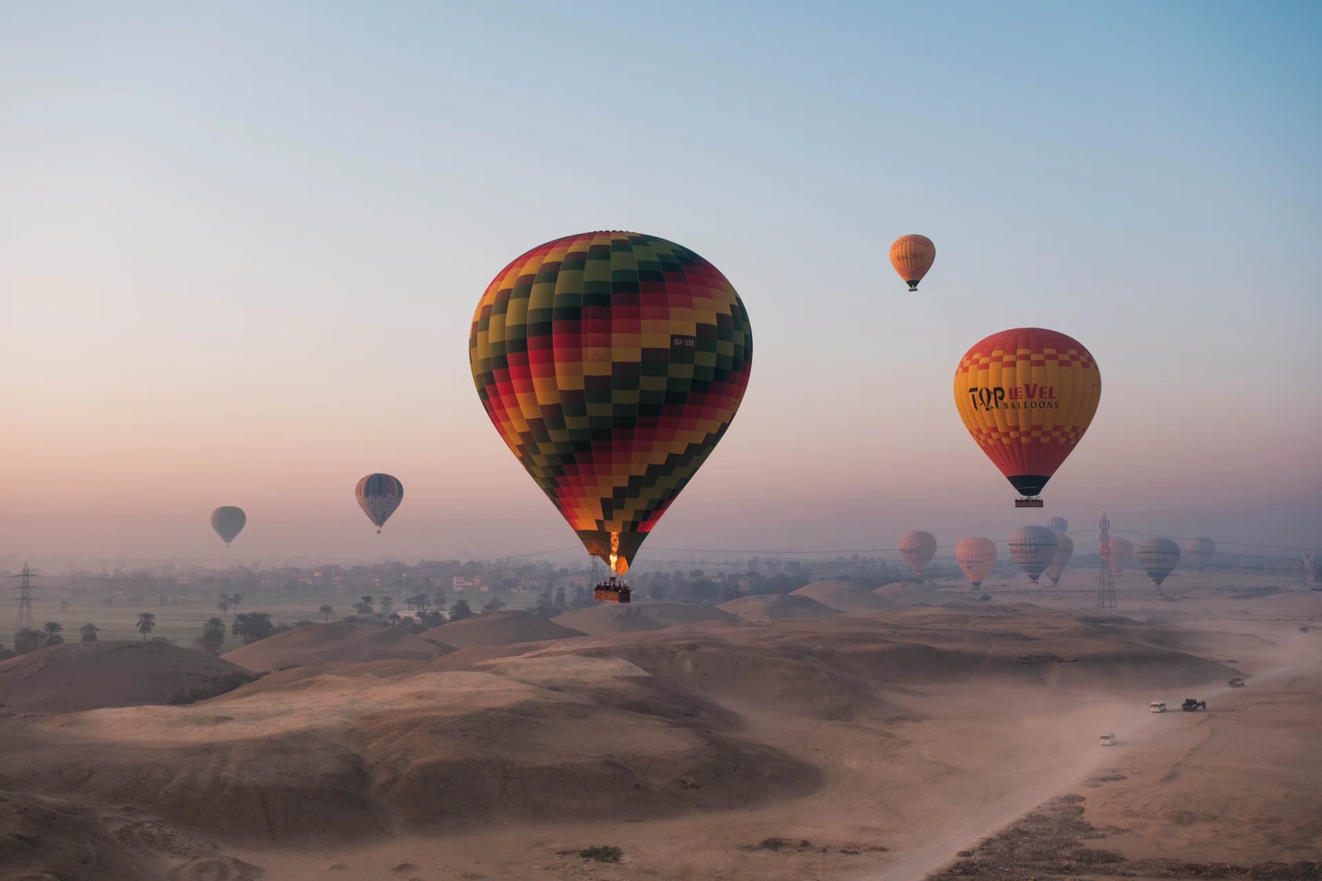 エジプト一人旅】#15🇪🇬 人生で一度は乗りたい、ルクソールの気球体験