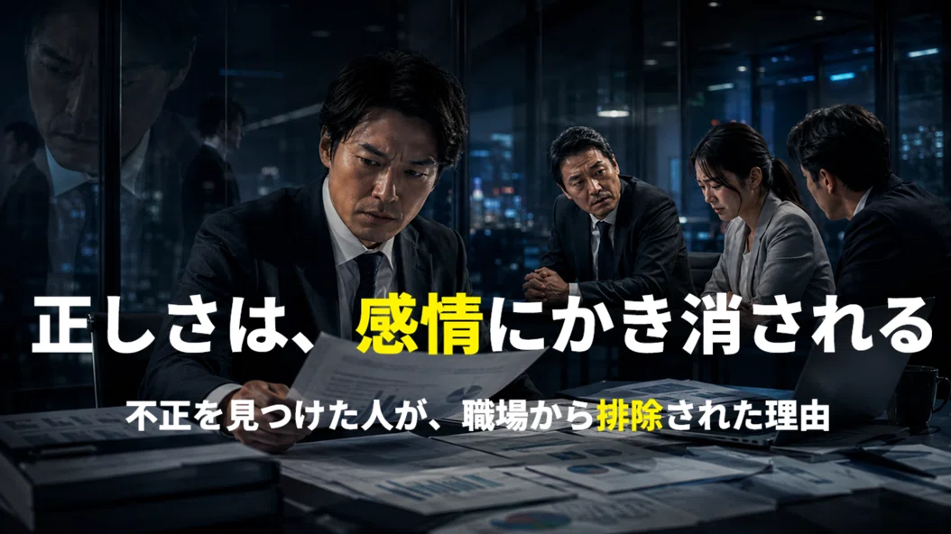 職場は、正しさだけでは動かない|心理分析ストーリーから見えた“組織が歪む瞬間”|トライフィール|人間心理分析 × 診断開発