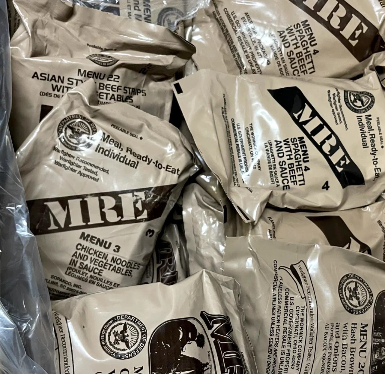 MRE 米軍レーション人気ランキング&開けた後の用途｜baseexchange841