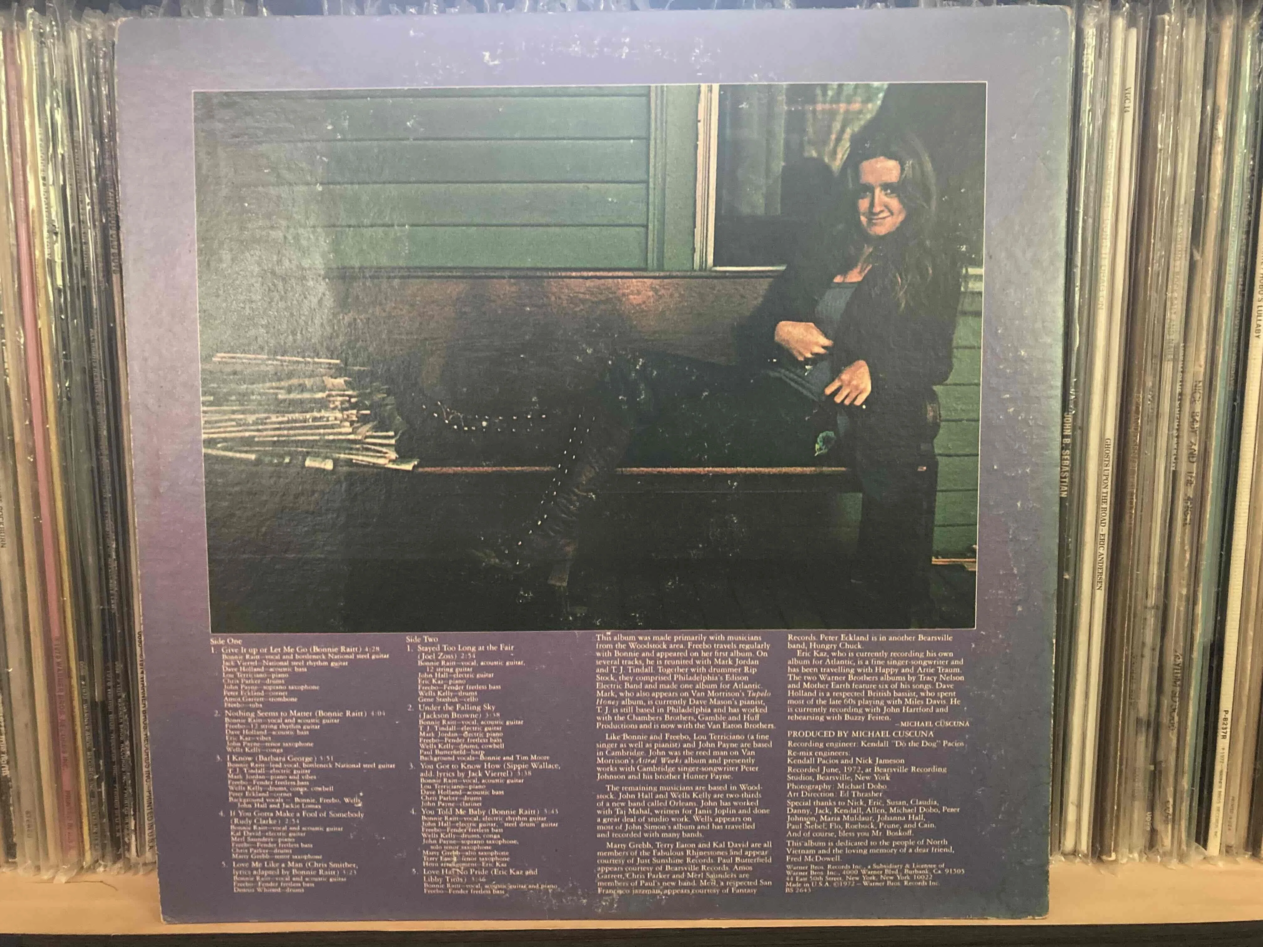 Bonnie Raitt [ Give It Up ] Warner Bros BS-2643｜naruru's Record