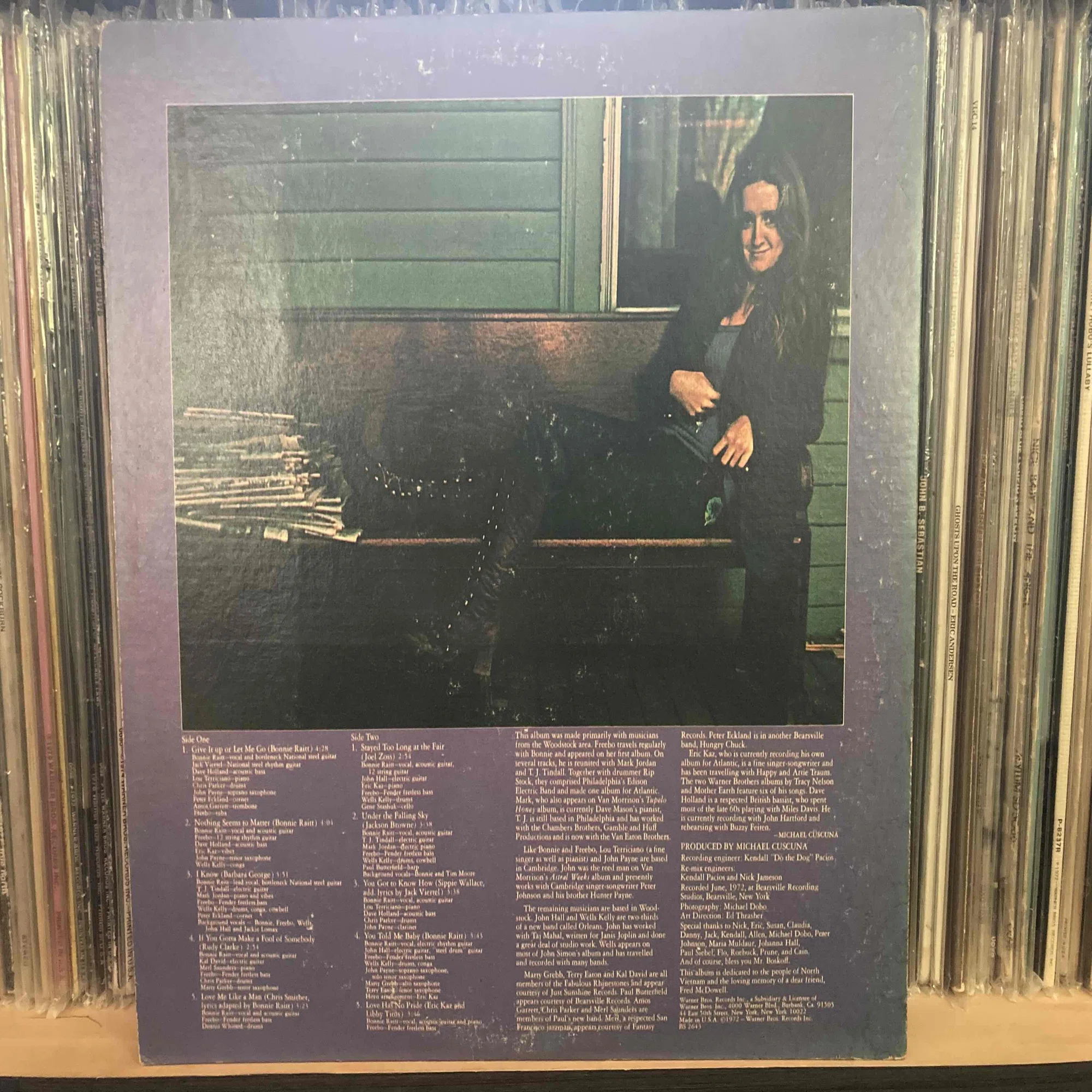 Bonnie Raitt [ Give It Up ] Warner Bros BS-2643｜naruru