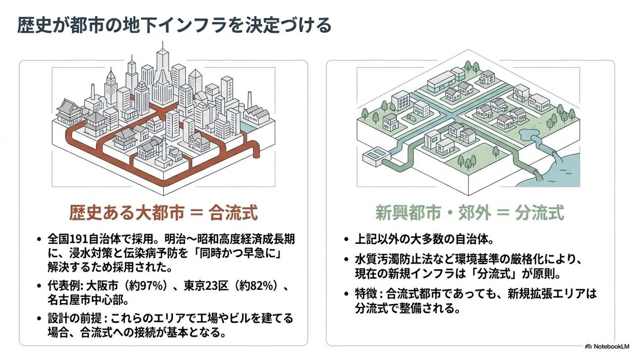 日本の下水道インフラと排水メカニズム：技術的・構造的解明レポート