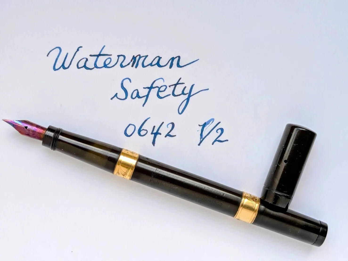 ウォーターマンWATERMAN万年筆セフティペン 絶対に漏れない万年筆 ウォーターマン セイフティペン｜clon