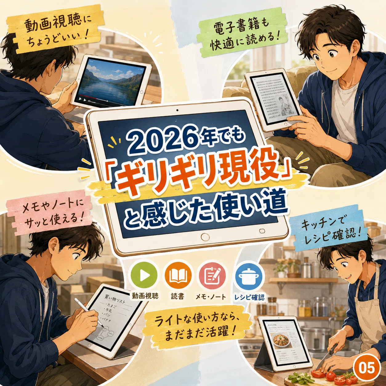 📔iPad第6世代、2026年に起動してみたら正直こうだった ｜outdoorlifestyle