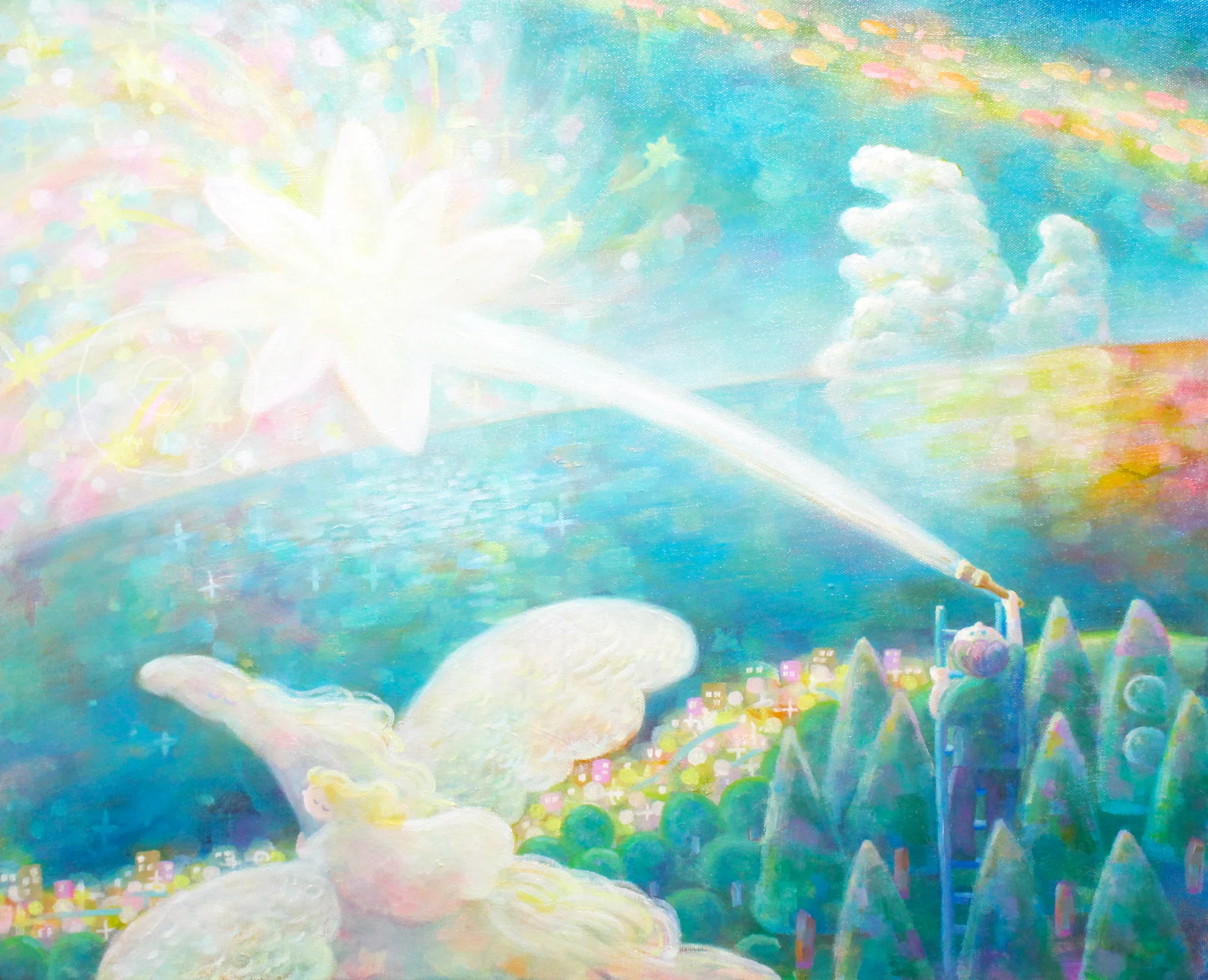 かわいい」「楽しい」を描く油絵画家の2026年6月の新作紹介｜いちのせ